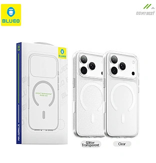 قاب بلو اکلیلی کریستالی با مگ سیف Blueo Crystal Glitter Pro Drop Resistance Phone Case With Magnetic Iphone